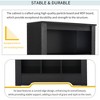 Hallway and Bedroom Storage Solution, 30-Cubby Shoe Console, Modern High-Capacity Freestanding Tall Shoe Cabinet - 2 of 3