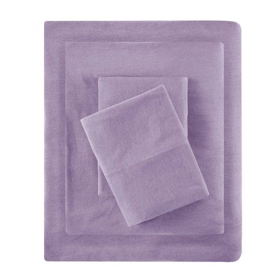 Purple Queen Jersey Knit Cotton Blend Sheet Set