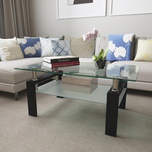 Rectangle Glass Coffee Table - 1 of 4