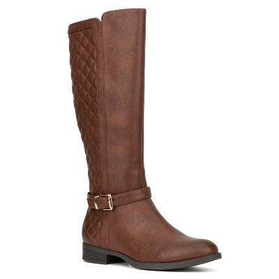 New York & Company Women's Enola Boot - 7.5, COGNAC