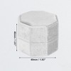 Unique Bargains Octagon Velvet Ring Box 2 Slots for Wedding Ceremony Proposal Engagement Birthday 1 Pc - 3 of 4