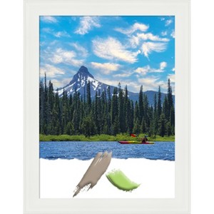 Amanti Art Vanity White Narrow Picture Frame - 1 of 4