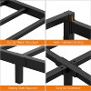Homhougo 6 Inch Twin Bed, Metal Platform Bed Frame with Steel Slats Support, Mattress Foundation, Easy Assembly, No Box Spring Needed, Black - 4 of 4