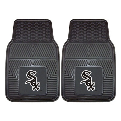 MLB Chicago White Sox Vinyl Car Mat Set - 2pc