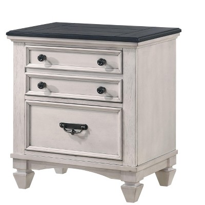 NicBex Wooden Drawer Dresser for Bedroom,Modern Style Drawers with Black Handle ,Dressers for Kids Room,Living Room,Entry and Hallway,White