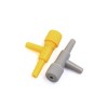 Unique Bargains 2 Way Air Control Valves for Aquarium Fish Tank Yellow Gray 20 Pcs - 2 of 3