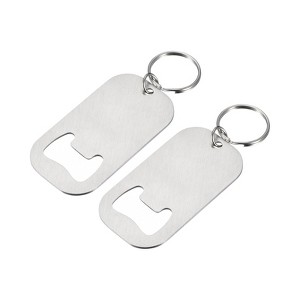 Unique Bargains Stainless Steel Portable Beer Soda Bottle Opener for Home Bar Party - 1 of 4