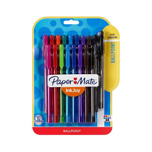 Paper Mate Inkjoy 18pk 100st Ballpoint Pen Multicolor Target