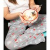 Pavilion Gift Company - Ice Cream and Whipped Cream - M Gray Lounge Pants - Pajama Bottoms - 2 of 4