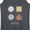 Women's - Avatar: The Last Airbender - Nations Symbols Graphic Racerback Tank - 2 of 4