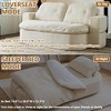 QingMoon Convertible Folding Loveseat Sofa, 78.74'' Compressed Boneless Couch, Memory Foam Floor Couch with Removable Cushion for Living Room - 4 of 4
