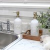 Darware 16oz Glass Pump Bottles 2pc Set; Soap Dispensers w/ Brushed Metal Pump Tops - 4 of 4