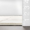 Nuloom Zhuri Checkered Machine Washable Area Rug, Runner 2' 8" x 8', Beige - 4 of 4