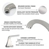 LunaLulink Widespread 2 Handles Bathroom Faucet with Pop Up Sink Drain Brushed Nickel - 4 of 4