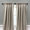 Lumi Home Furnishings 72"x144" Wraparound Single Steel Curtain Rod Antique Pewter - 3 of 4