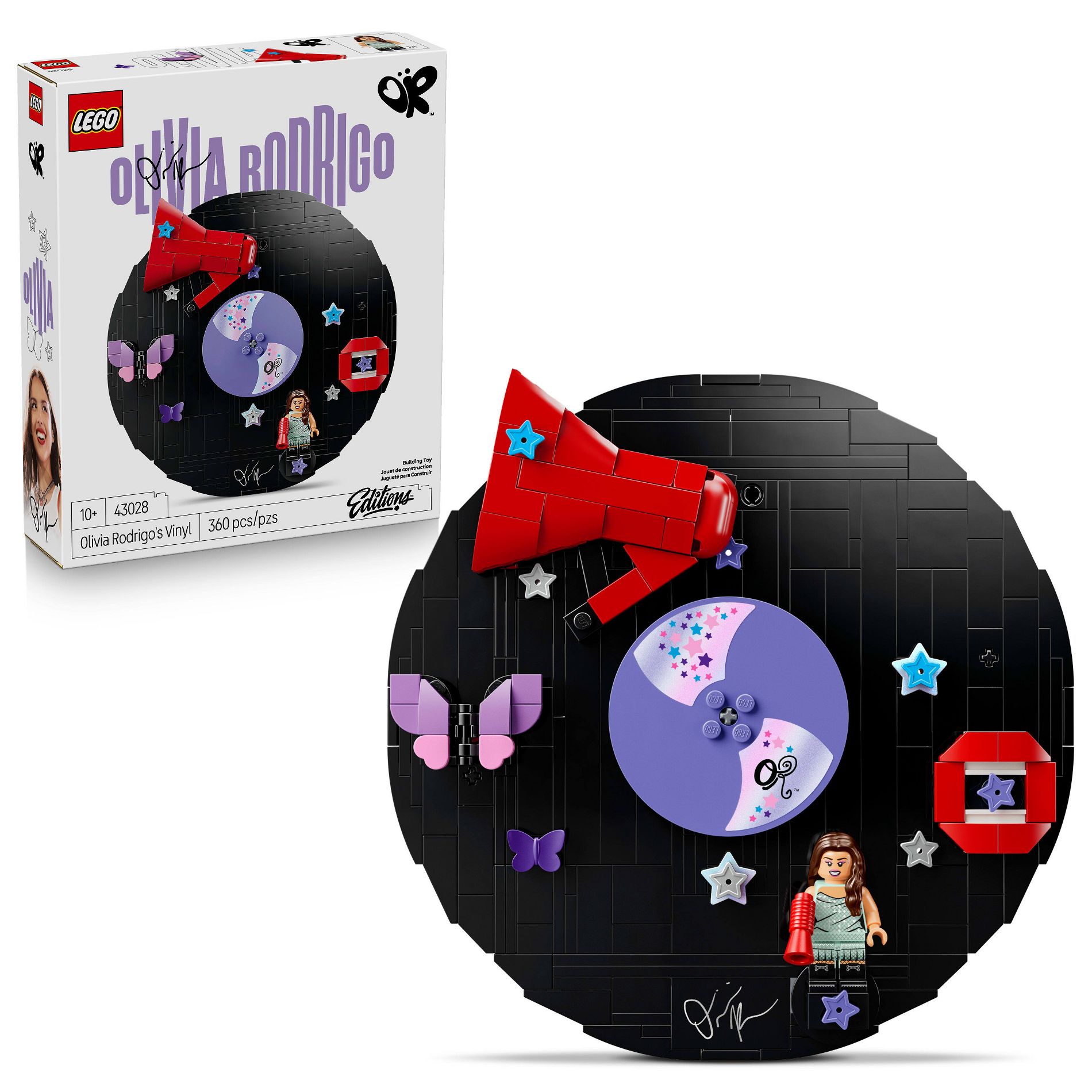 LEGO Editions Olivia Rodrigo's Vinyl 43028