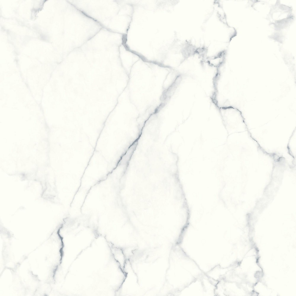 Photos - Wallpaper Roommates Carrara Marble Peel & Stick  