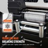 VEVOR Galvanized Steel Winch Cable, 3/8 Inch x 50 Feet 15,200 lbs Breaking Strength, Wire Winch Rope with Swivel Hook, Towing Cable Heavy Duty - 3 of 4