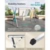 SONGMICS Clothes Drying Rack, Heavy-Duty Laundry Drying Rack, 52.4-78.7 Inches Extendable, Foldable Freestanding Airer, Stainless Steel, Dove Gray - 2 of 4