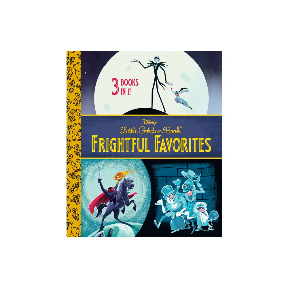 Disney Little Golden Book Frightful Favorites (Disney Classic) - by Golden Books (Hardcover)