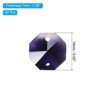 Unique Bargains Crystal Pendants Octagon Beads for DIY Lamp Arts Crafts Decoration 30 Pcs - 2 of 4