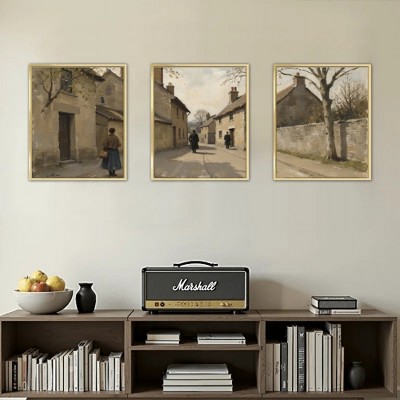 Floral Canvas Wall Art with Strong Artistic and Visual Aesthetics,3 - Pieces