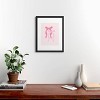 Deny Designs KrissyMast Striped Bows in Pinks Art Print - 2 of 4