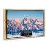 Stupell Industries Cabin In The Glowing Tetons Floating Frame Canvas Art - 2 of 4