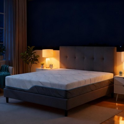 Dyonery Memory Foam Mattress in a Box 8-14 Inch Dual-Sided Bed Mattress with Medium-Extra Firm Support for Pain Pressure,CertiPUR-US Certified