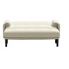 Corduroy Loveseat, Convertible Lounge Chair and Bed - 3 of 4