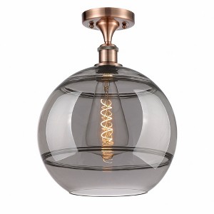 Rochester - 1 Light Semi-Flush Mount In Industrial Style-14.63 Inches Tall and 12 Inches Wide - 1 of 1