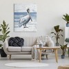 Stupell Industries Rustic Plank Pattern Pelican Canvas Wall Art - 2 of 4