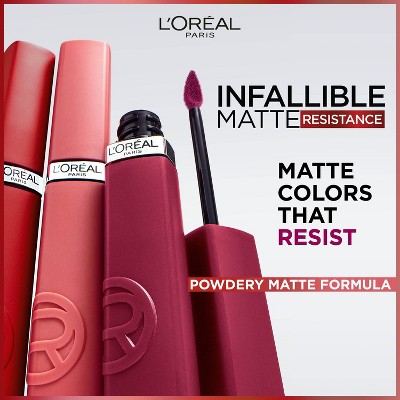 L'Oreal Paris Infallible Matte Resistance Liquid Matte Lipstick - 0.16 fl oz, 5 of 12
