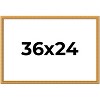 PosterPalooza | 36x24 Wood Antique Frame with UV Acrylic, 4 Finishes: Bronze, Gold, Silver, and Black - 2 of 4