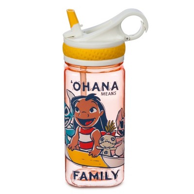 Disney Lilo & Stitch 16oz Plastic Kids Ohana Water Bottle - Disney store