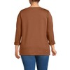 Lands' End Women's Supima Cotton Adjustable 3/4 Sleeve Boatneck Tunic - 2 of 4