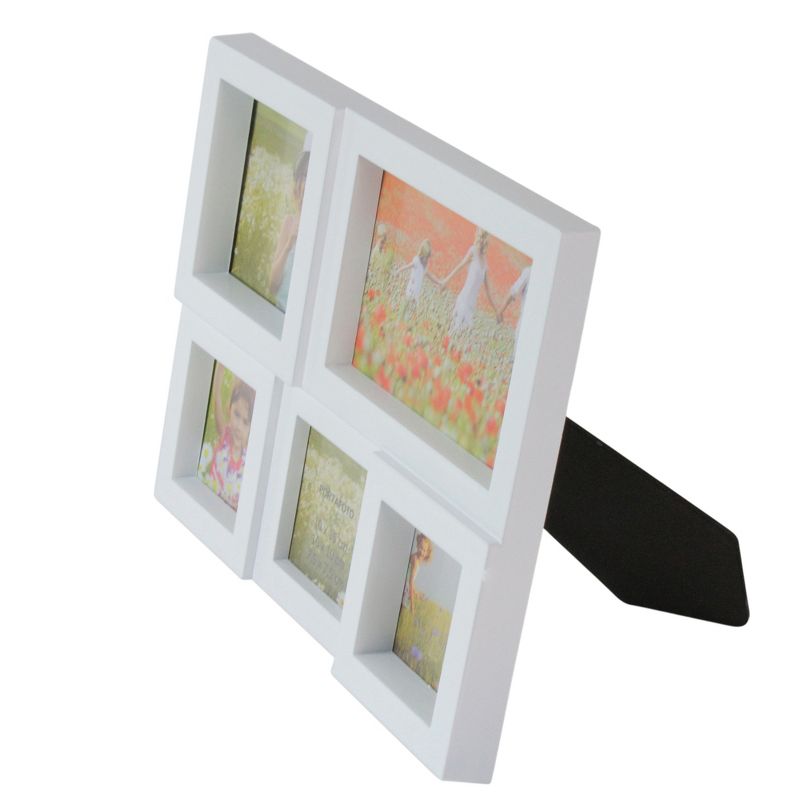 Northlight 11.5" White Multi-Sized Puzzled Collage Photo Picture Frame Wall Decoration, 2 of 4