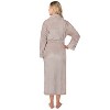 PAVILIA Fleece Robe For Women, Plush Warm Bathrobe, Fluffy Soft Spa Long Lightweight Fuzzy Cozy, Satin Trim - 4 of 4