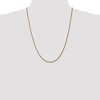 Black Bow Jewelry 1.1mm 14k Yellow Gold Spiga Pendant Chain Necklace - 2 of 4