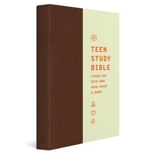 ESV Teen Study Bible (Trutone, Burnt Sienna) - by  Jon Nielson (Leather Bound) - 1 of 1