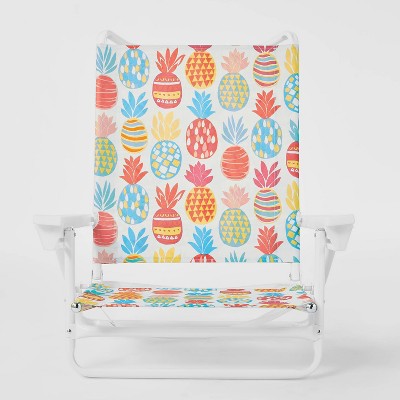 5 Position Beach Chair Pineapples - Sun Squad™