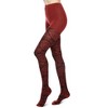 Memoi Paisley Patch Cotton Blend Sweater Tights - 4 of 4