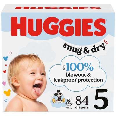 Huggies Snug & Dry Baby Disposable Diapers – (Select Size and Count)