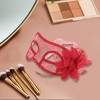Unique Bargains Floral Lace Half Face Party Mask 1 Pc - 4 of 4