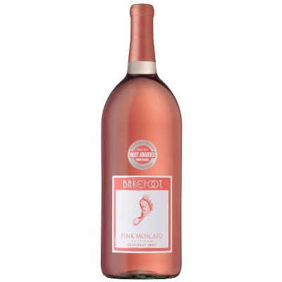 Barefoot Cellars Pink Moscato Wine - 1.5L Bottle