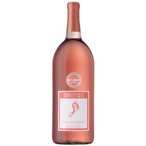 Barefoot Cellars Pink Moscato Wine - 1.5L Bottle - 1 of 4