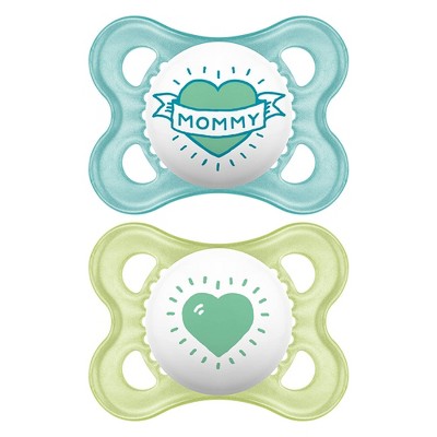 MAM Love & Affection Pacifier 0-6 Months - 2ct Blue