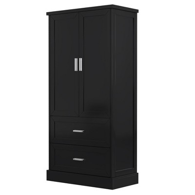 NicBex 64 Inch Tall Bathroom Storage Cabinet,Large Storage Cabinet with 2 Drawers and 2 Doors