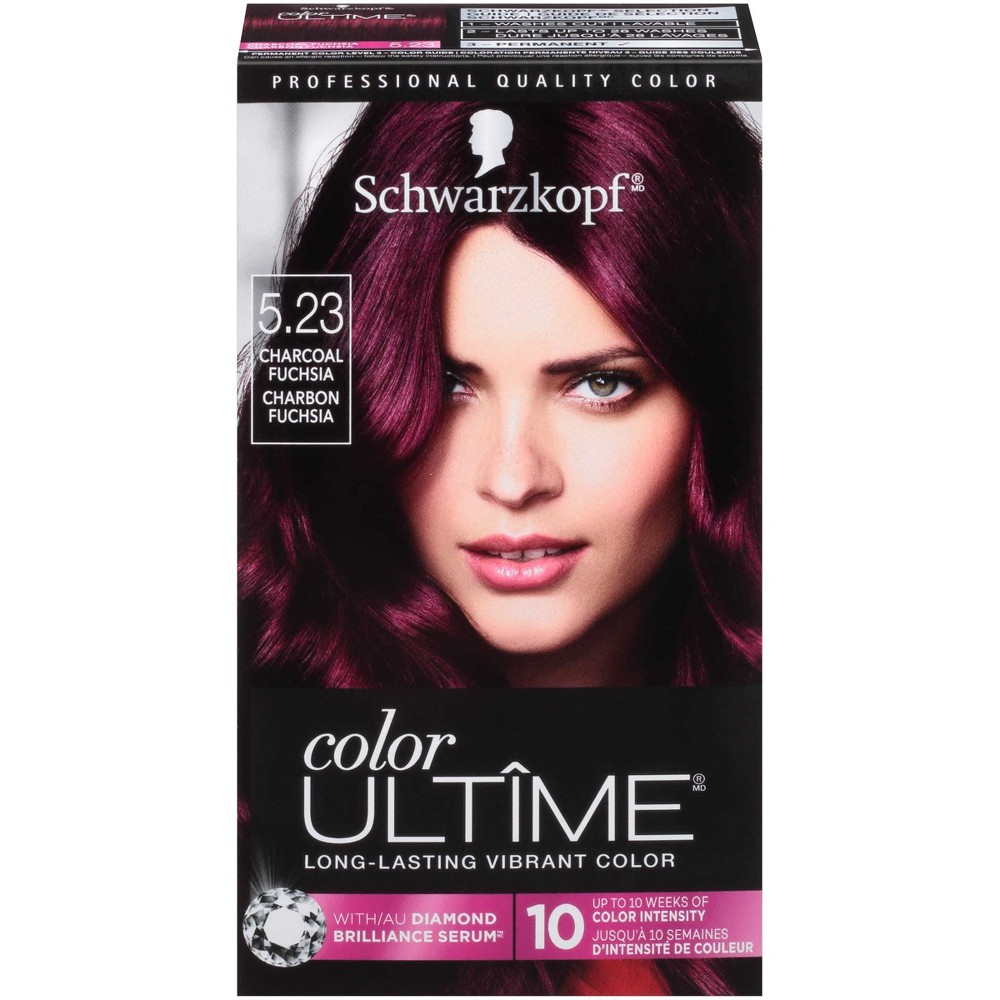 Photos - Hair Dye Schwarzkopf Color Ultime Permanent Color - Charcoal Fuchsia 