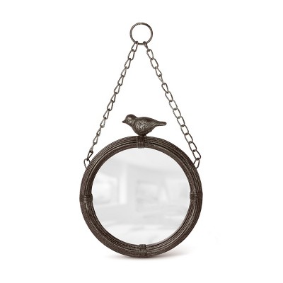 Park Hill Collection Hanging Bird Mirror, Small